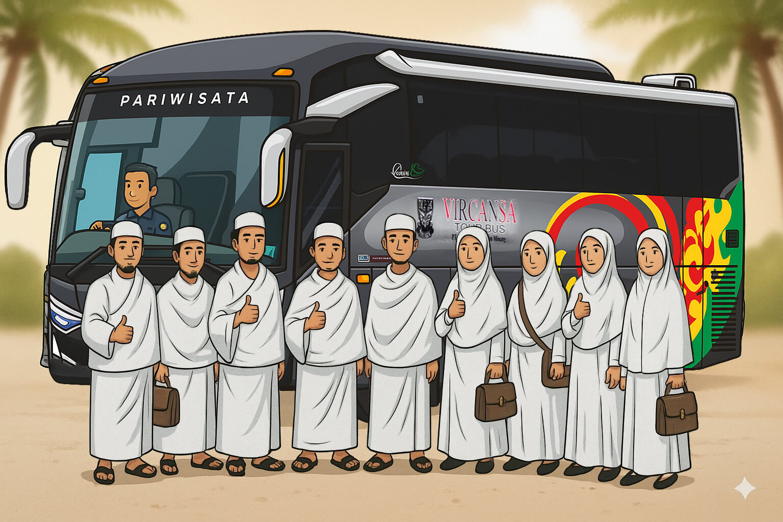 bus pariwisata padang