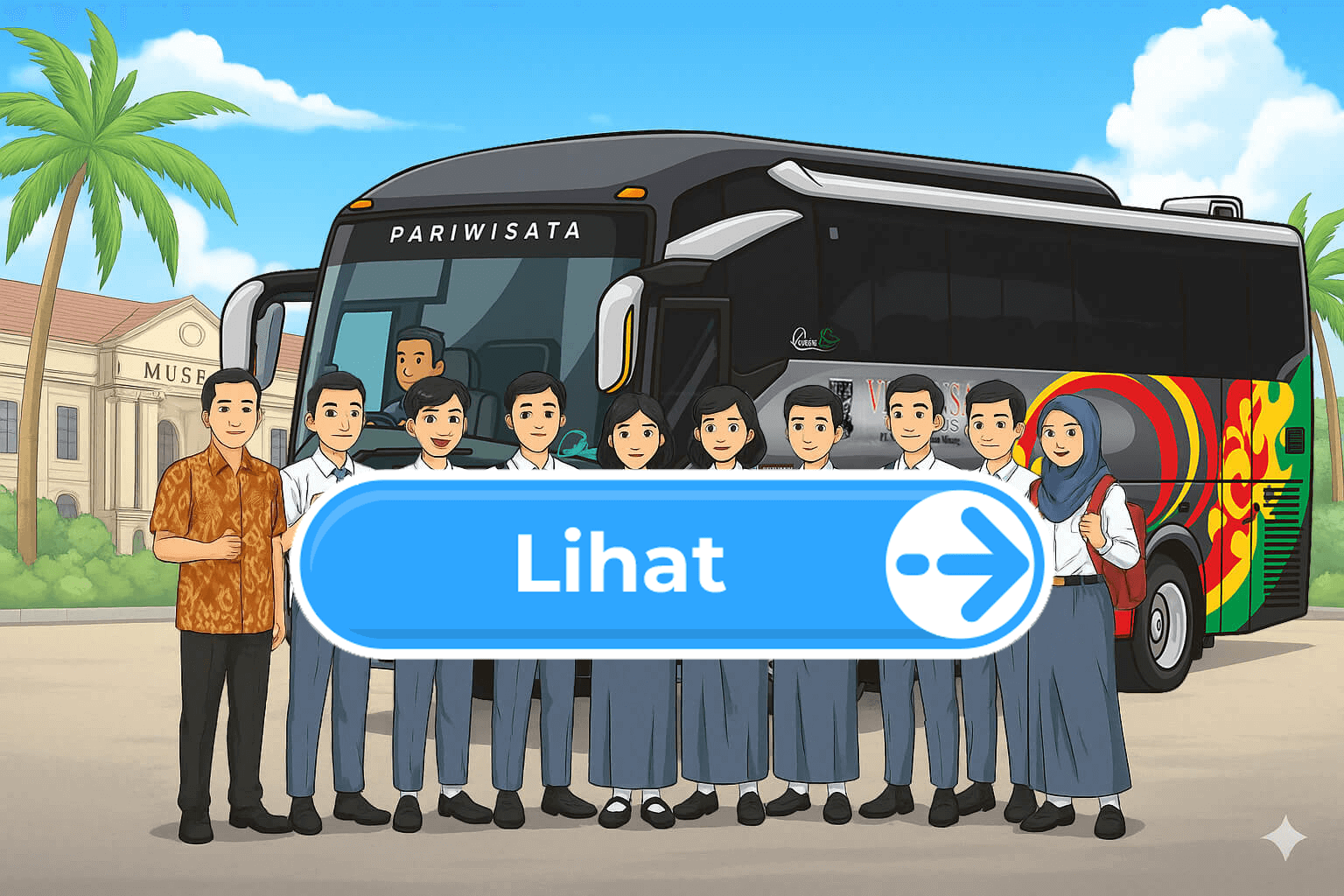 bus pariwisata pekanbaru